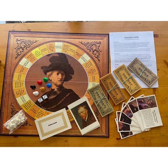 COMPLETE: “Masterpiece The Art Auction Game”: Parker Brothers 1970 - Picture 2 of 13